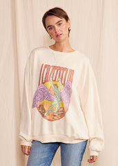 Led Zeppelin sweatshirt pullover rockstar concert outfit 