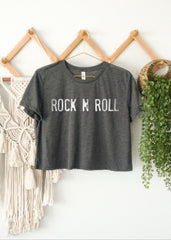 rock n roll shirt rock'n'roll cropped top rocker festival YTK desert boho clothing band music 