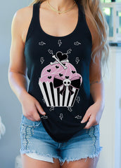 cuppcake skull pastel goth shirt