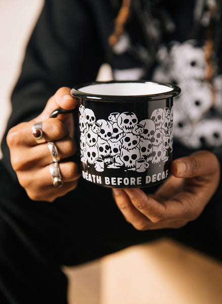 death before decaf mug 