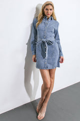 jeans dress boho 