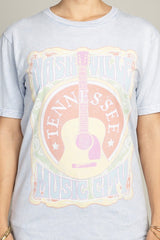 Oberteil mit „Nashville Music City“-Grafik