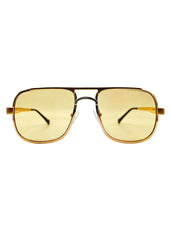 gold aviator sunglasses