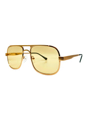 gold retro sunglasses