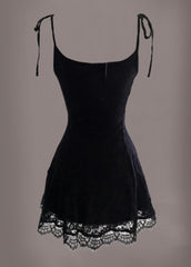 gothic mini dress