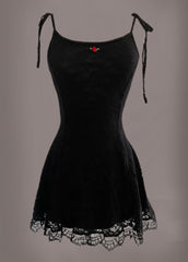 goth mini dress