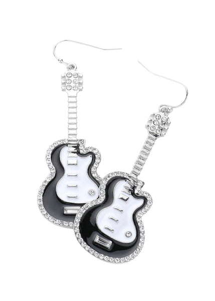 electric guitar earrings