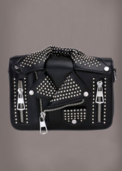 leather jacket bag concert outfit festival wear 