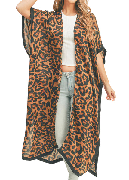 leopard kimono