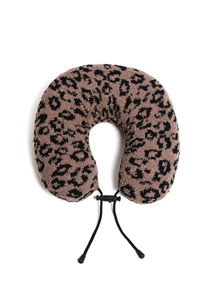 leopard travel pillow