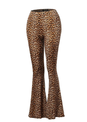 leopard print flare pants bell bottoms rocker rockstar wife concert outfit festival 