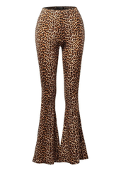 leopard print flare pants bell bottoms rocker rockstar wife concert outfit festival 