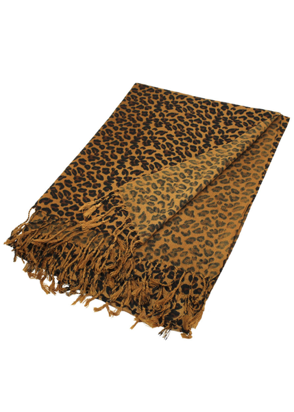 leopard scarf boho rockstar wife band festival animal print pashmina 