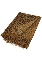 leopard scarf boho rockstar wife band festival animal print pashmina 