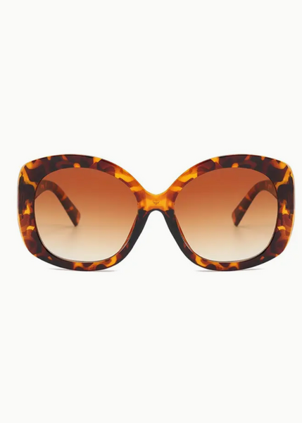 Girls Of Summer Leopard Blocks Sunglasses