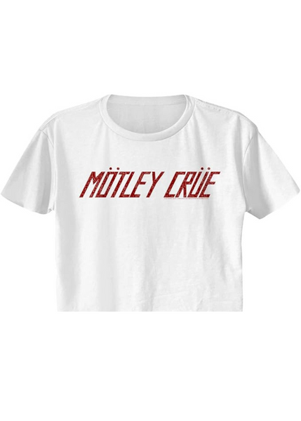 Motley Crue Band crop top Shirt Nikki Sixx Tommy Lee concert outfit 