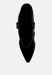 Ponsies Embroidered Cowboy Calf Boots
