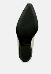 Ponsies Embroidered Cowboy Calf Boots
