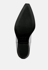 Ponsies Embroidered Cowboy Calf Boots