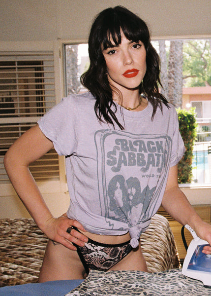 purple black sabbath shirt