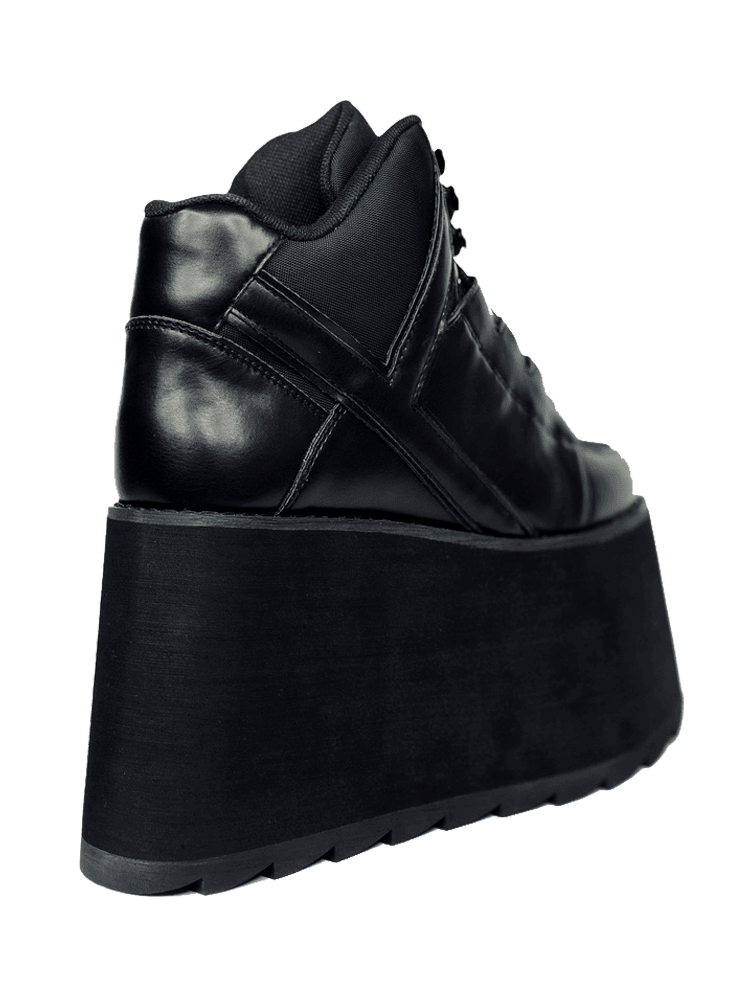 YRU Qozmo 2 black Platform shoes Pretty Attitude