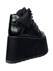 YRU Qozmo 2 black Platform shoes
