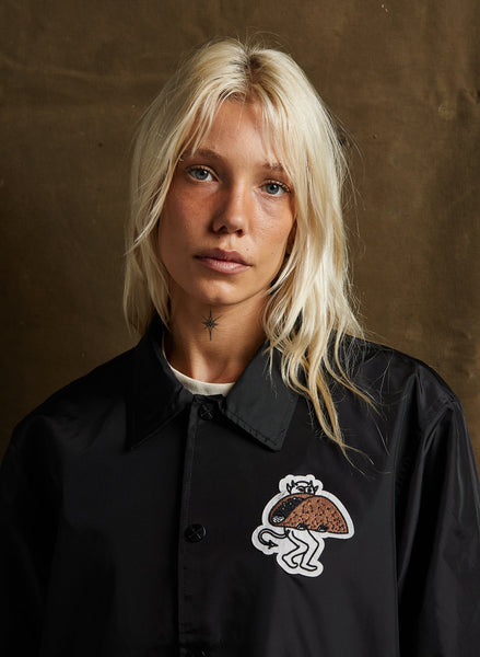 pynic jacket raise hell eat tacos black devil punk rocker stagewear rockstar wife 