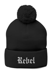 Rebel knit winter beanie hat concert outfit rocker rockstar wife Knecht Ruprecht krampus 