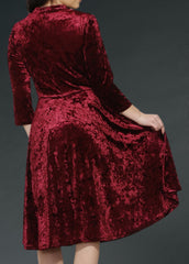 velvet gothic dress