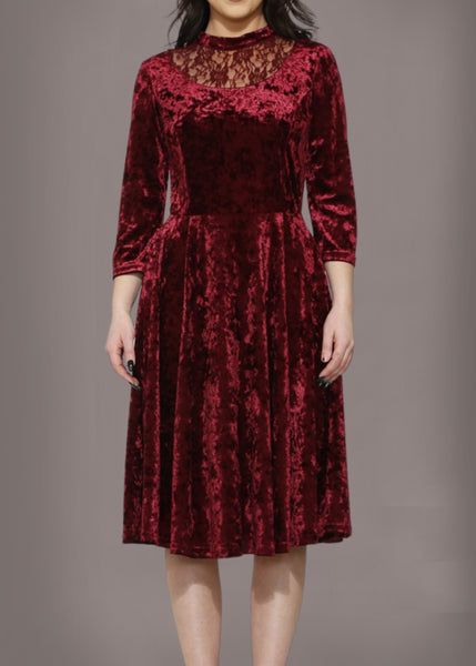 red-velvet-victorian-dress