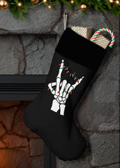 Happy Skullidays Totenkopf Weihnachtsstrumpf