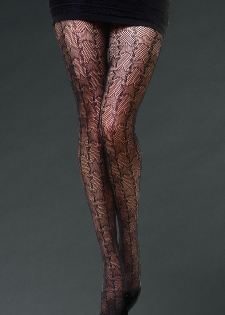 christmas fishnet tights