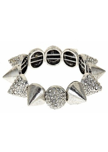 Spike bracelet | silver spike bracelet