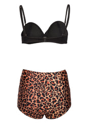 animal print swimwear