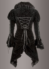 Black Velvet Gothic Coat