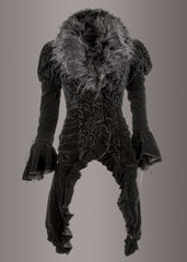 Black Velvet Steampunk Jacket