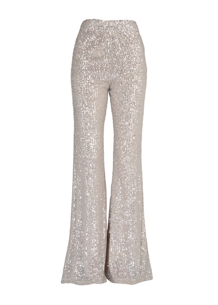 sequin flare pants
