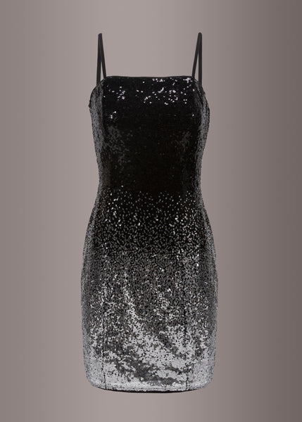 ombre sequin dress