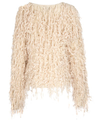 Who's That Girl Shaggy Fringe Cardigan