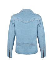 jean jacket with studs