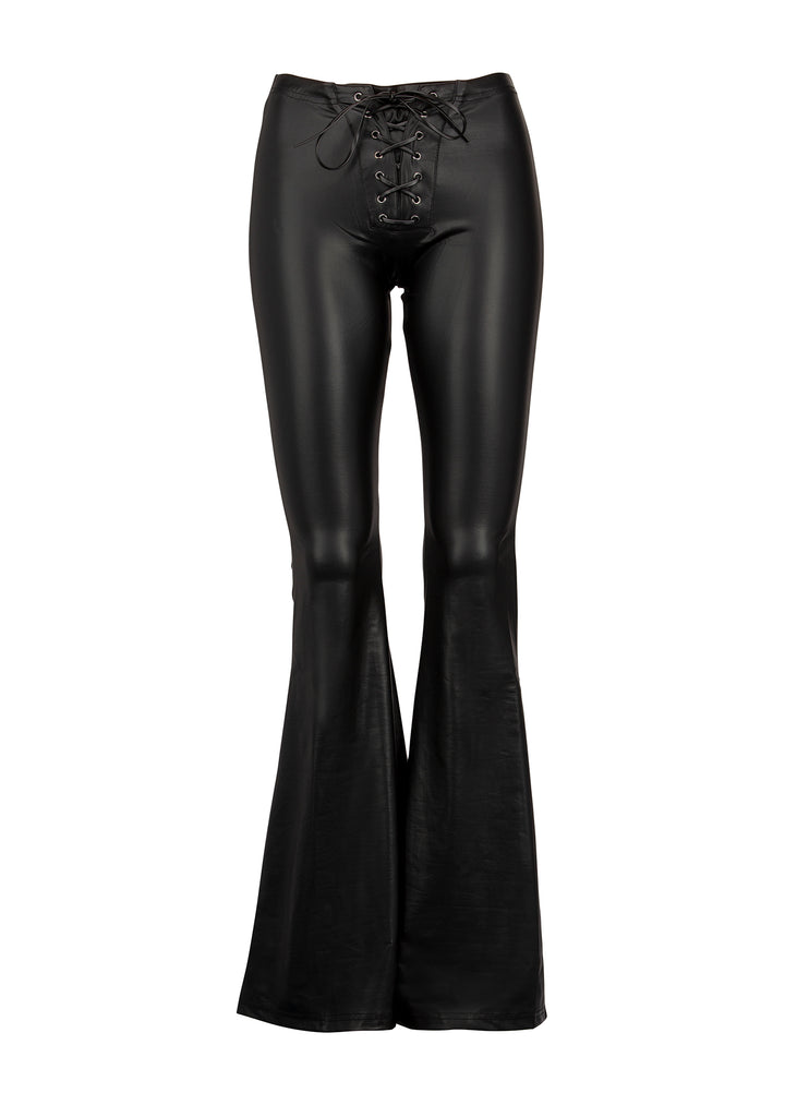 Leather Bell bottoms Pants – Perfectta Clothing