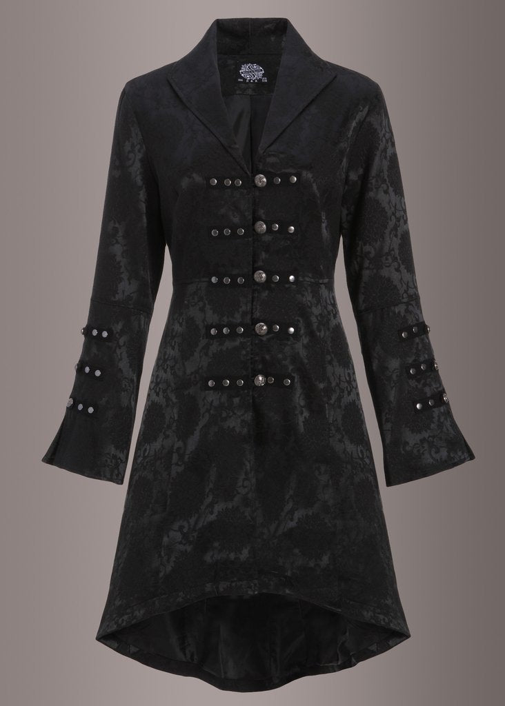 Shop Black Victorian Goth Jacket | Black Steampunk Jacket | Goth Coat ...