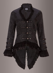 black lace gothic jacket