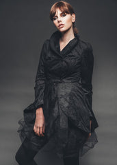 black jacket with tulle