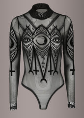 black gothic bodysuit