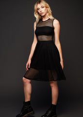 black gothic dress goth fishnet cottagecore punk rock alternative vacation summer 