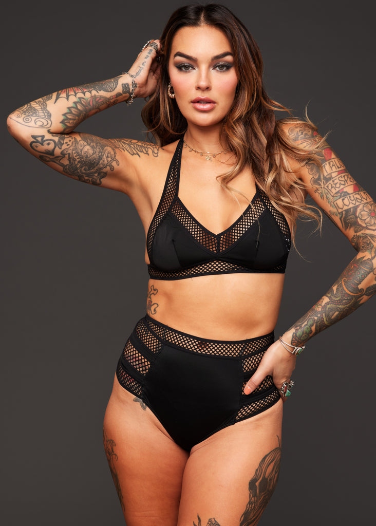 Fishnet swimsuit best sale