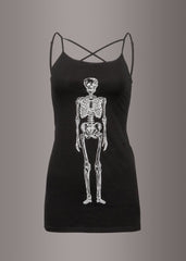 black skull tank top