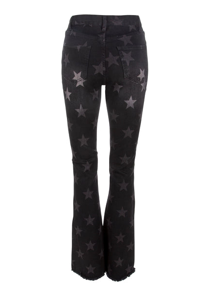 black denim bell bottoms