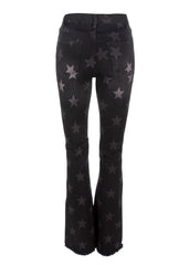 black denim bell bottoms